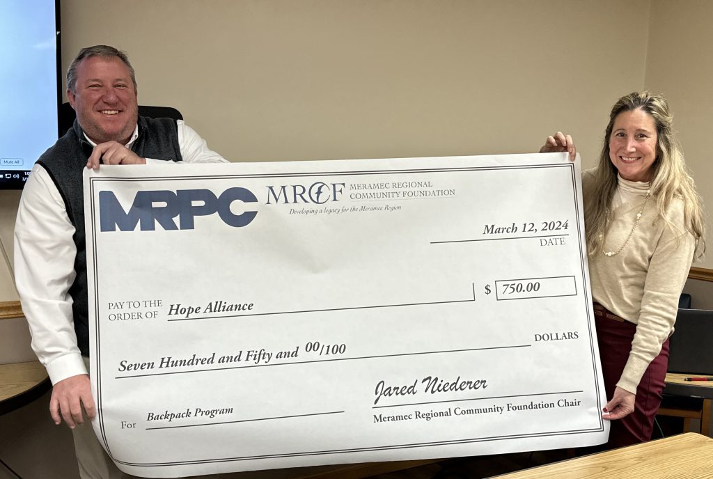 Hope Alliance of Missouri receives $750 MRCF community grant - Meramec ...